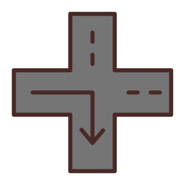 Yol Ramps web simgesi, vektör illüstrasyonu