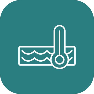 vektör soğuk düz daire simgesi