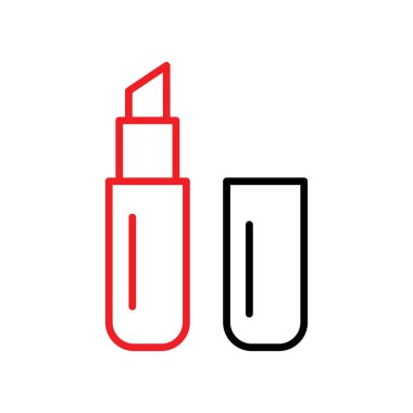 Kozmetik ikonu. düz dizayn. izole illüstrasyon, vektör