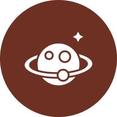 Uzay simgesi vektör illüstrasyonu