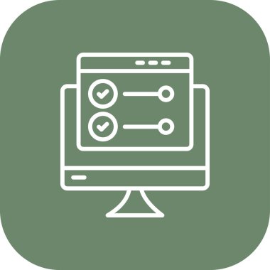 bilgisayar simgesi vektör illüstrasyonu