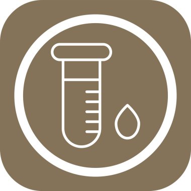 Kan bağışı yuvarlak kabartma simgesi