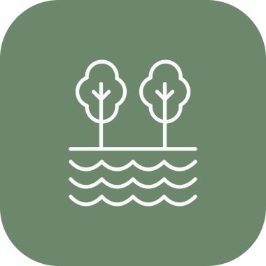 vektör ağaçları resimleme