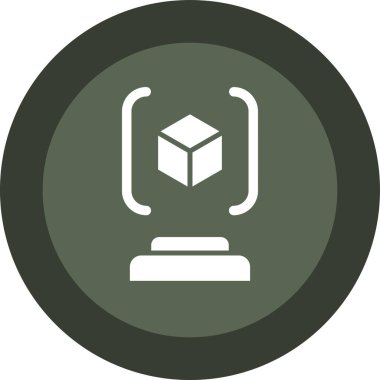 cube modern icon, vector illustration