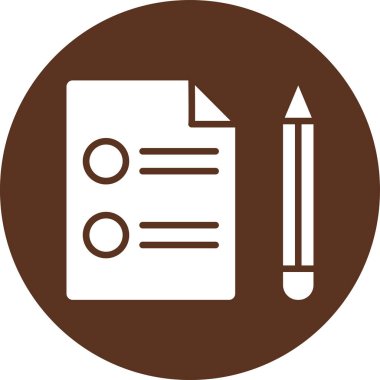 Bir kitap simgesinin vektör illüstrasyonu