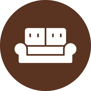 Modern b 'nin vektör illüstrasyonu mobilya ikonundan yoksun