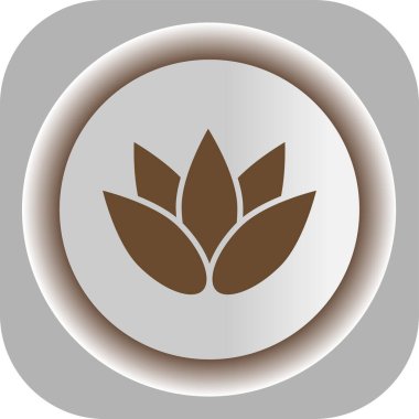 Vektör çizimi, bir çiçekle el çizimi