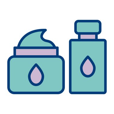 sabun ve plastik şişe simgesi, düz renk