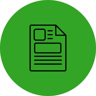 kişisel ve ticari kullanım için dosya vektör simgesi simgesi vektör çizimi..