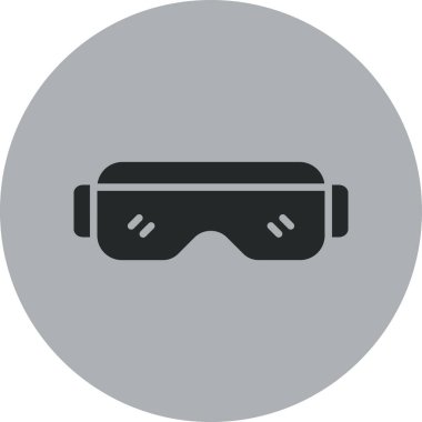 VR simge vektör illüstrasyonu