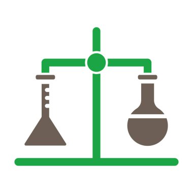 Kimya matarası vektör simgesi