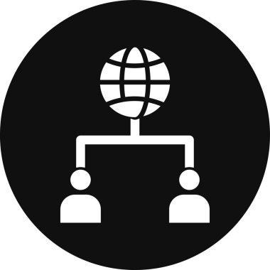 ağ paylaşım simgesi çizimi