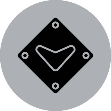 Modern otomatik simgenin vektör illüstrasyonu