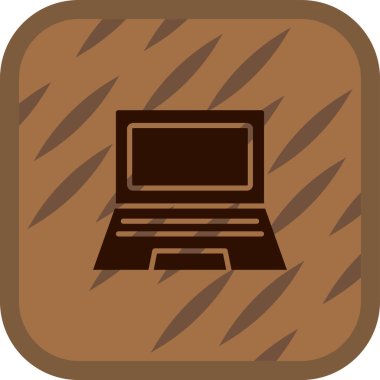 Bilgisayar. Web simgesi vektör illüstrasyonu