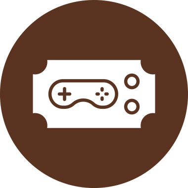 Gamepad Simge Vektör İllüstrasyon Tasarımı