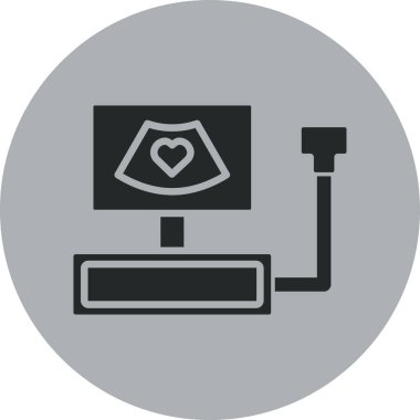 Kan basıncı olan bilgisayar monitörü