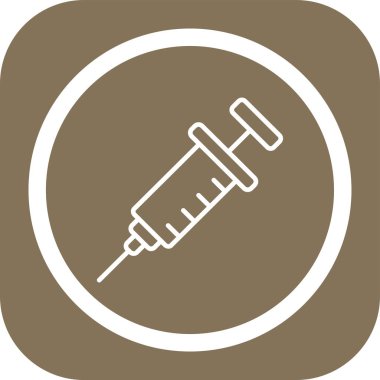 Şırınga ikonu vektör çizimi