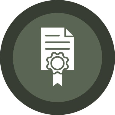 diploma sertifikası izole edilmiş vektör simgesi kolayca düzenlenebilir veya düzenlenebilir.