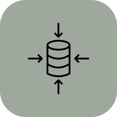 Kolayca düzenleyebilen ve düzenleyebilen Veritabanı Vektörü simgesi