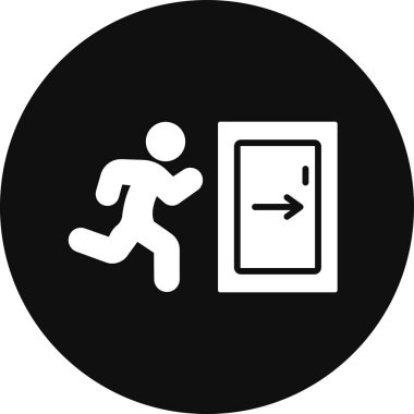 Asansör ikonu vektör illüstrasyonu