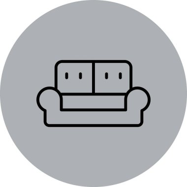 vektör kanepe simgesi