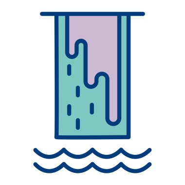 Su havuzu. Basit illüstrasyon