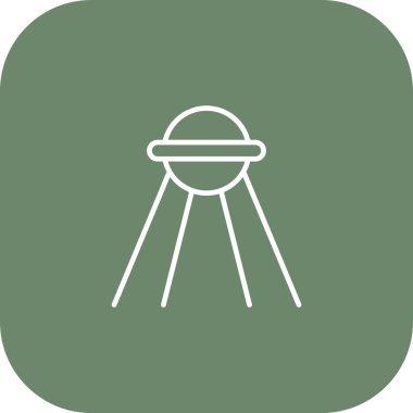 Benzersiz Uydu Vektör Kabartma Simgesi