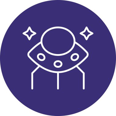 Bir robot simgesinin vektör illüstrasyonu