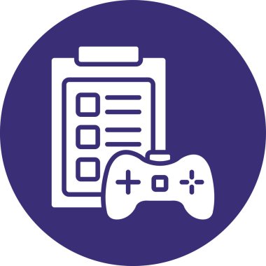 oyun simgesi vektör çizimi