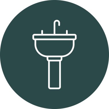 Modern oto tamir simgesinin vektör illüstrasyonu