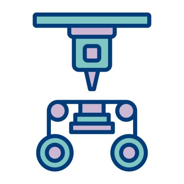 Bir arabanın vektör illüstrasyonu