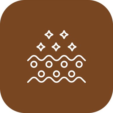 Benzersiz Noel ağacı vektör simgesi