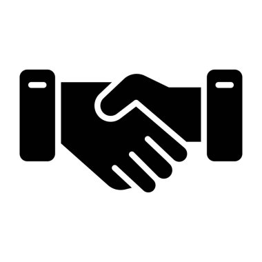 Tokalaşma vektörü düz simgesi