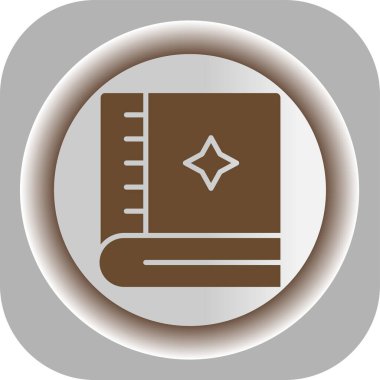 Kalem, vektör illüstrasyonlu belgenin vektör simgesi