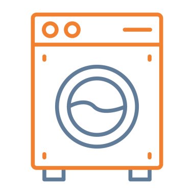 çamaşır makinesi renk çizgisi simgesi