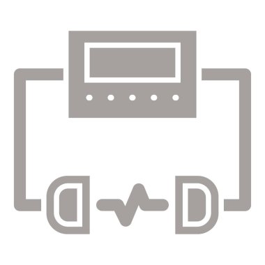 ses müzik aygıtı simgesi ana hat biçiminde