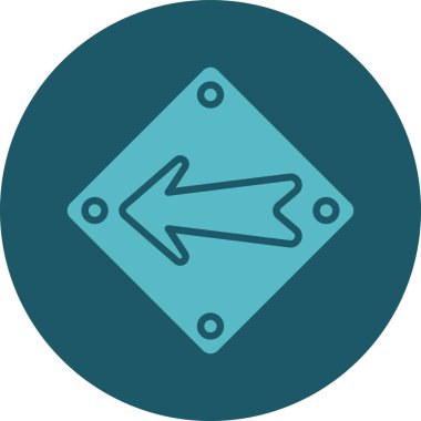 ok simgesi, vektör illüstrasyonu