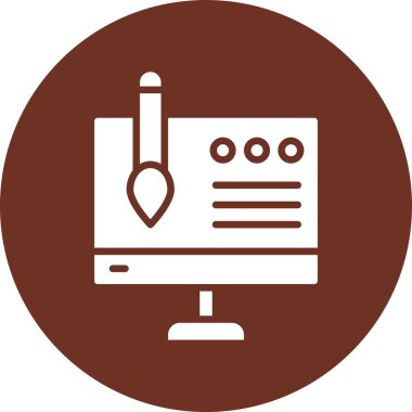 seo modern simgesinin vektör illüstrasyonu