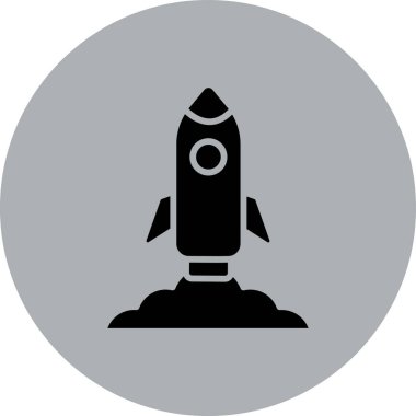 Projeniz için vektör roket simgesi