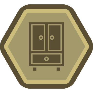 Modern bir simgenin vektör illüstrasyonu