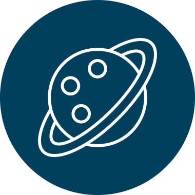 Gezegen simge vektör çizim