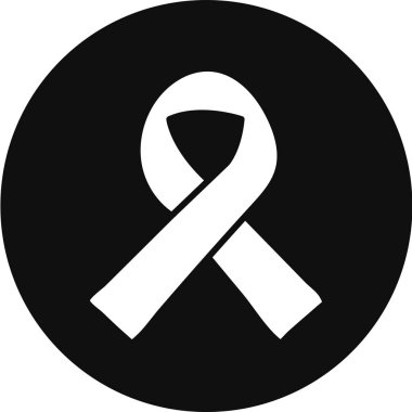 Vektör çizim kurdele simgesi