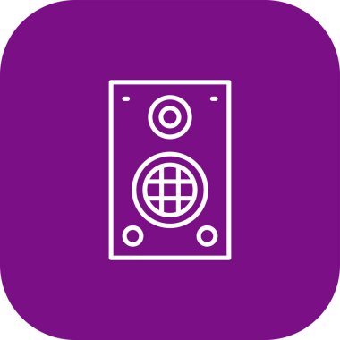 Radyo simgesi, vektör illüstrasyonu