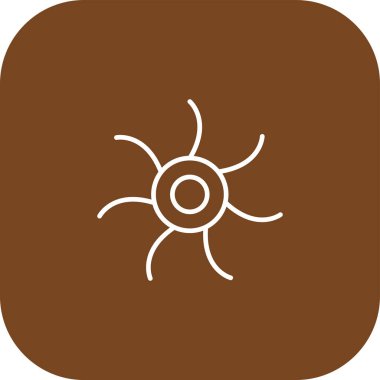 Doğa simgelerinin vektör illüstrasyonu