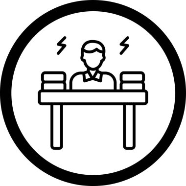 Seo simgesinin vektör illüstrasyonu