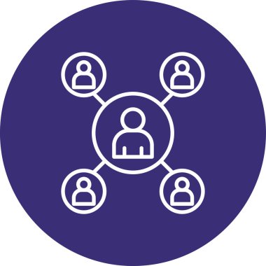 İnsan simgesinin vektör illüstrasyonu