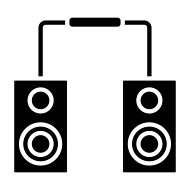 Müzik. Web simgesi basit tasarım