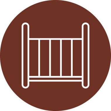 Yedek kulübesi Web simgesi basit illüstrasyon