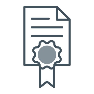 diploma sertifika vektör illüstrasyonu