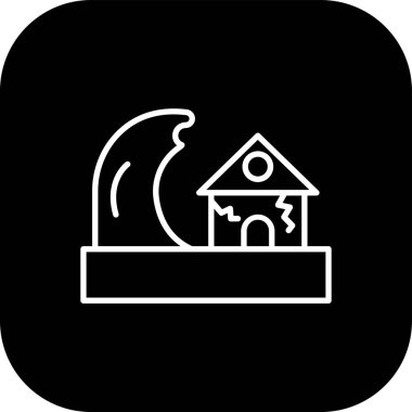 ev simgesi vektör illüstrasyonu